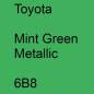 Preview: Toyota, Mint Green Metallic, 6B8.